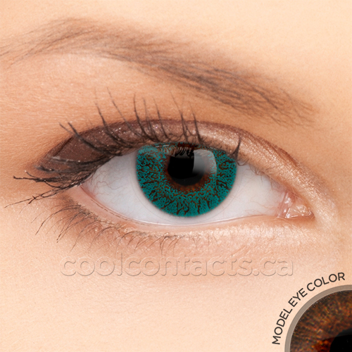 1 Tone Aqua Contact Lenses Brown Eyes