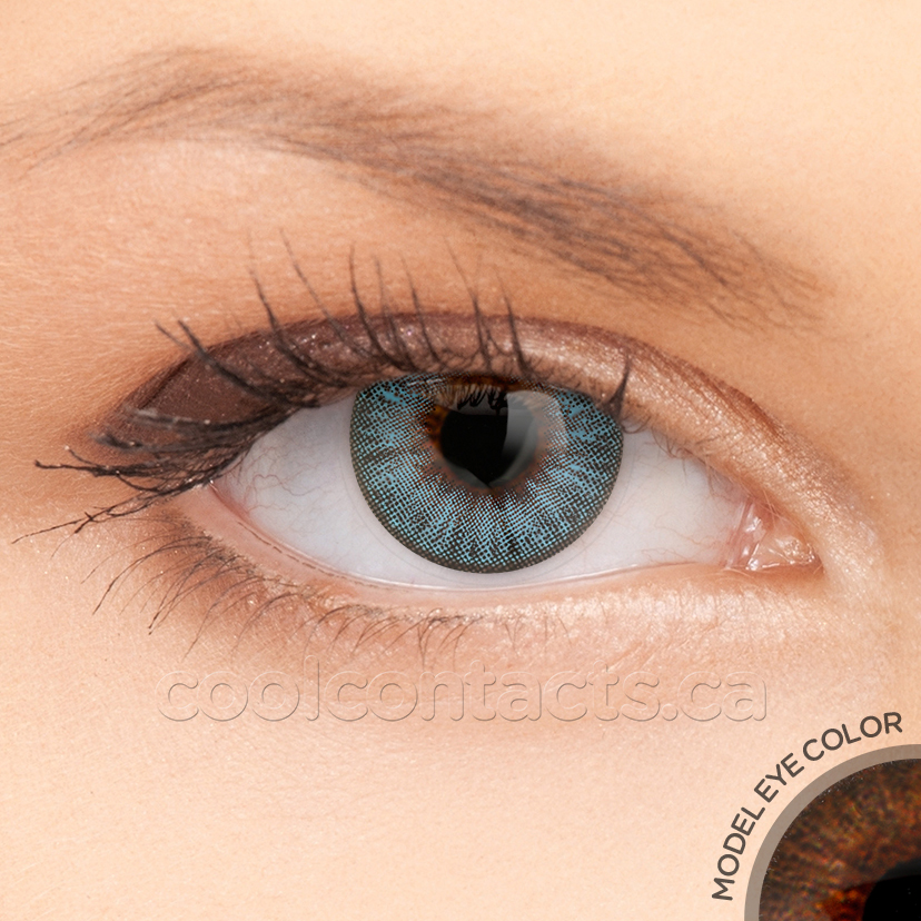 2 T Crystal Blue Contact Lenses